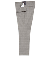 Green Prince of Wales Check Jersey Trouser